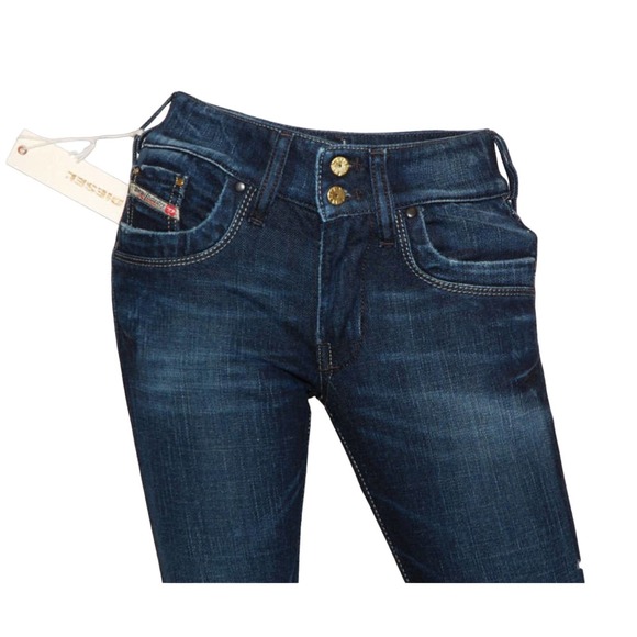 Diesel RONHAR 008FC Bootcut Slim Fit Mid Rise Stretch Jeans Pants 24x30 Nwt - Picture 3 of 7